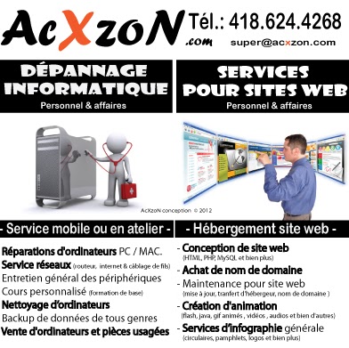 Acxzon | 913 Avenue du Bourg-Royal, Québec, QC G2L 1X3, Canada | Phone: (877) 627-5029