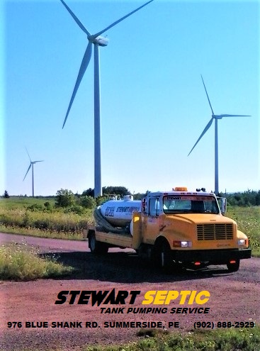 Stewart Septic Tank Pumping Service | 976 Blue Shank Rd, Summerside, PE C1N 4J9, Canada | Phone: (902) 888-2929