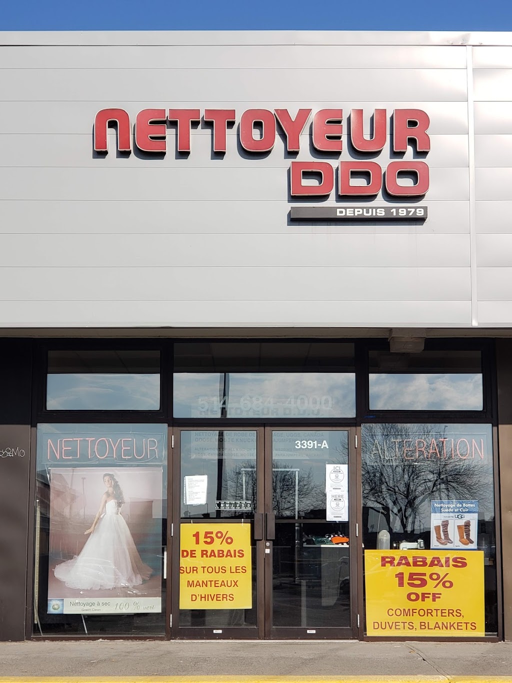 Nettoyeur D.D.O | 3391-A Bd des Sources, Dollard-des-Ormeaux, QC H9B 1Z8, Canada | Phone: (514) 684-4000