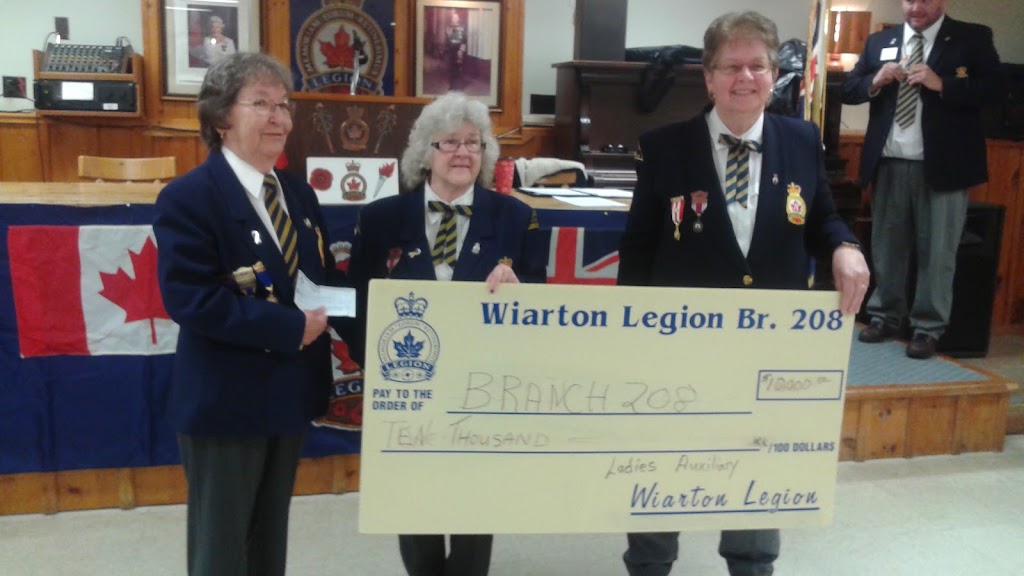 Royal Canadian Legion Branch 208 | 330 Boyd St, Wiarton, ON N0H 2T0, Canada | Phone: (519) 534-0622