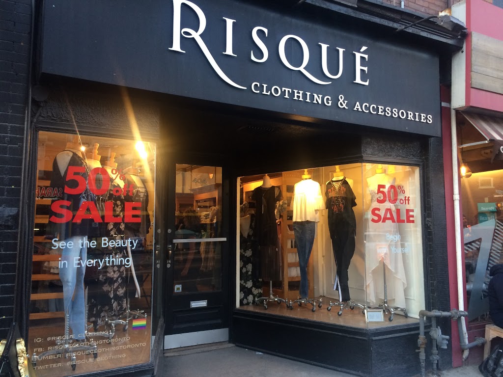 Risqué Clothing | 404 Bloor St W, Toronto, ON M5S 1X5, Canada | Phone: (416) 960-3325