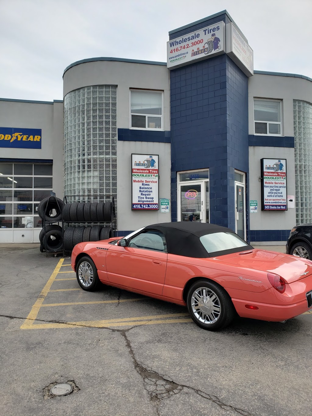 A & S Tire shop | 5455 Steeles Ave W, North York, ON M9L 1S7, Canada | Phone: (416) 742-3000