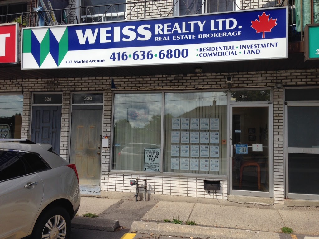 Weiss Realty Ltd | 332 Marlee Ave, North York, ON M6B 3H8, Canada | Phone: (416) 636-6800