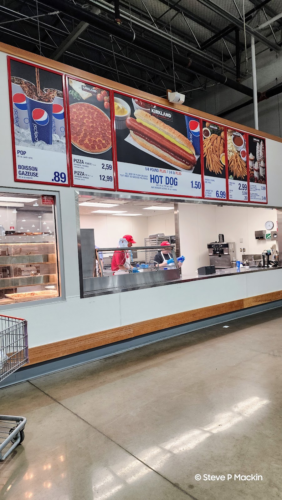 Costco Food Court | 140 Granite Dr, Moncton, NB E1H 2G9, Canada | Phone: (506) 317-0423