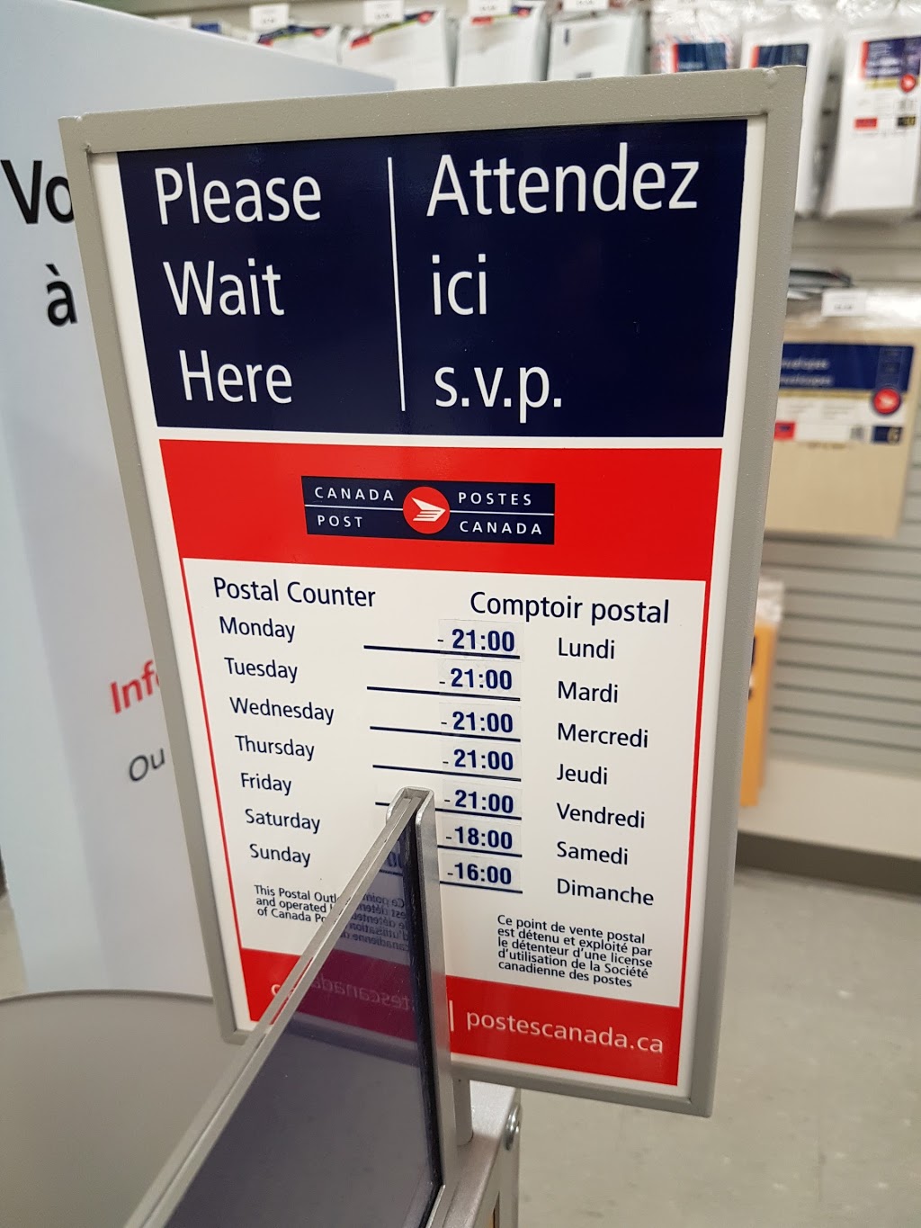 Canada Post | Shoppers Drug Mart, 1024 Webber Greens Dr NW #2385, Edmonton, AB T5T 2K0, Canada | Phone: (780) 483-2052