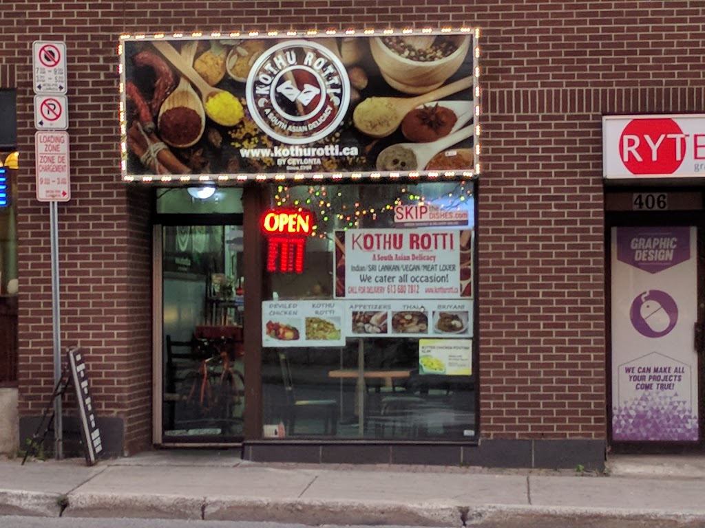 Kothu Rotti Restaurant | 408 Dalhousie St, Ottawa, ON K1N 9J9, Canada | Phone: (613) 680-7812
