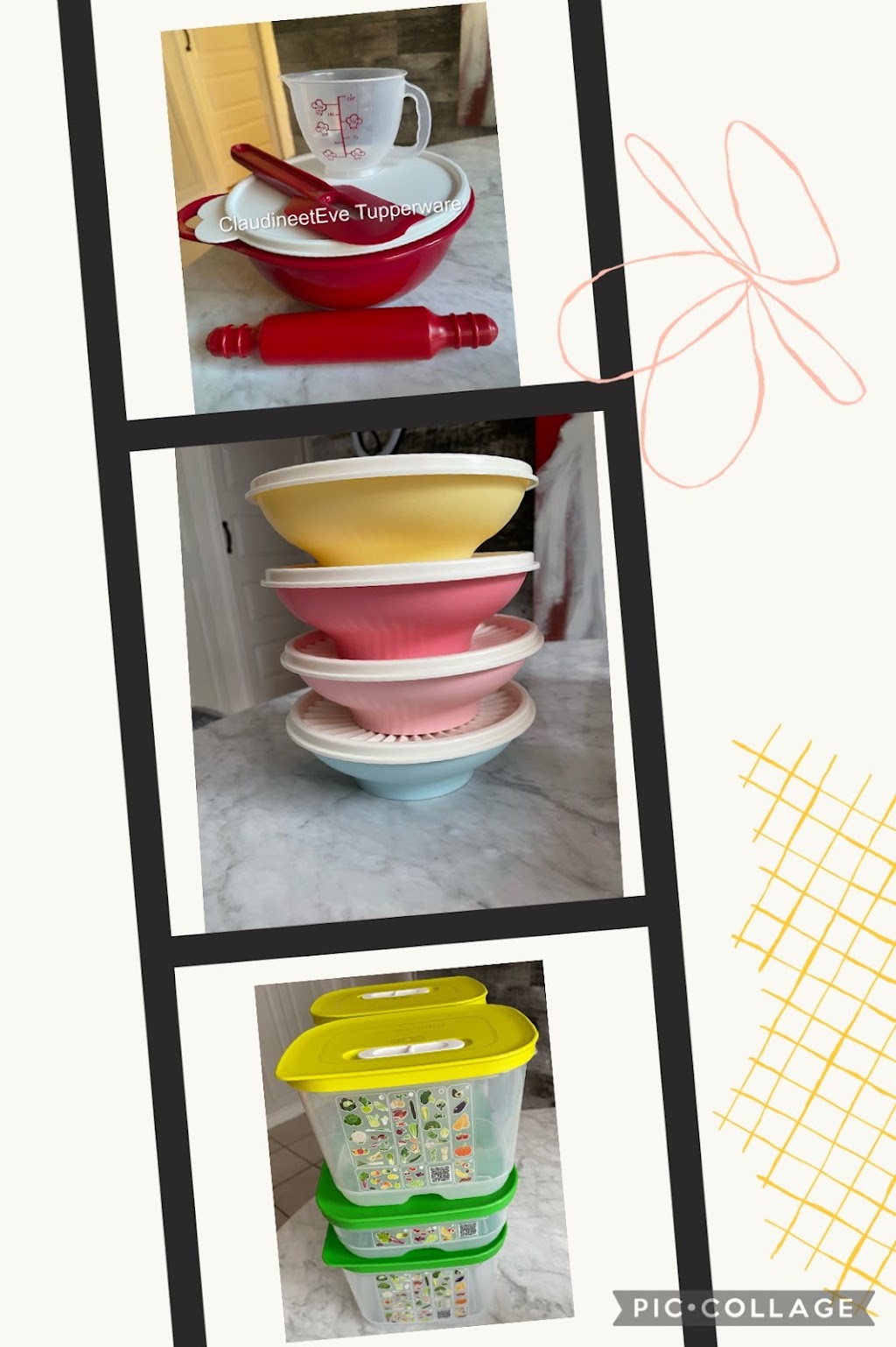 ClaudineetEve Tupperware | 1331 Rue du Coteau-Chevreuil, Lévis, QC G6K 1C2, Canada | Phone: (418) 831-7575