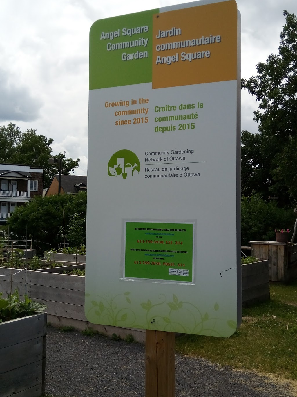 Angel Square Community Garden | 9G7, 40 Cobourg St, Ottawa, ON K1N 5N8, Canada | Phone: (613) 789-3930