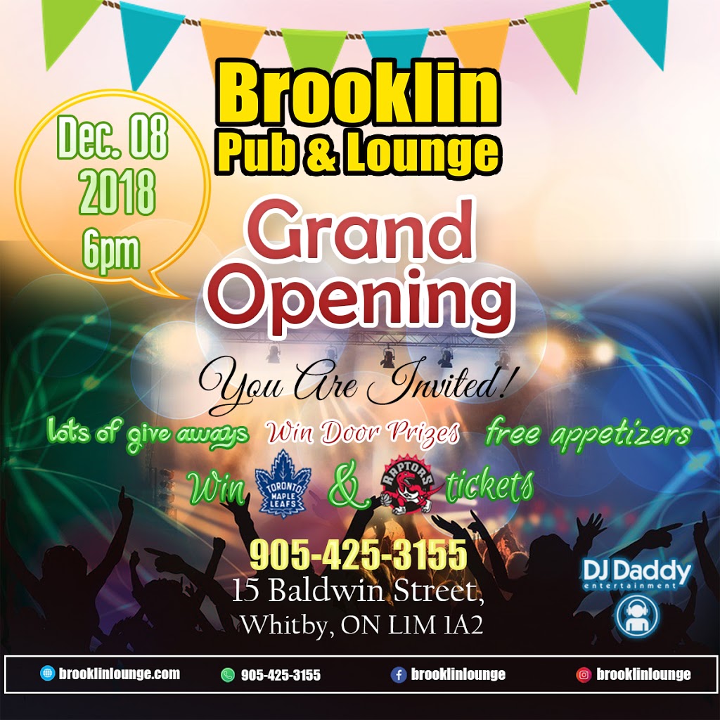 Brooklin Lounge | 15 Baldwin St, Whitby, ON L1M 1A2, Canada | Phone: (905) 425-3055