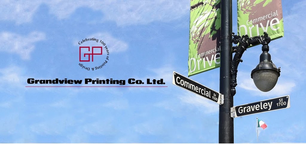 Grandview Printing Co Ltd | 1720 Graveley St, Vancouver, BC V5L 3B1, Canada | Phone: (604) 255-2244