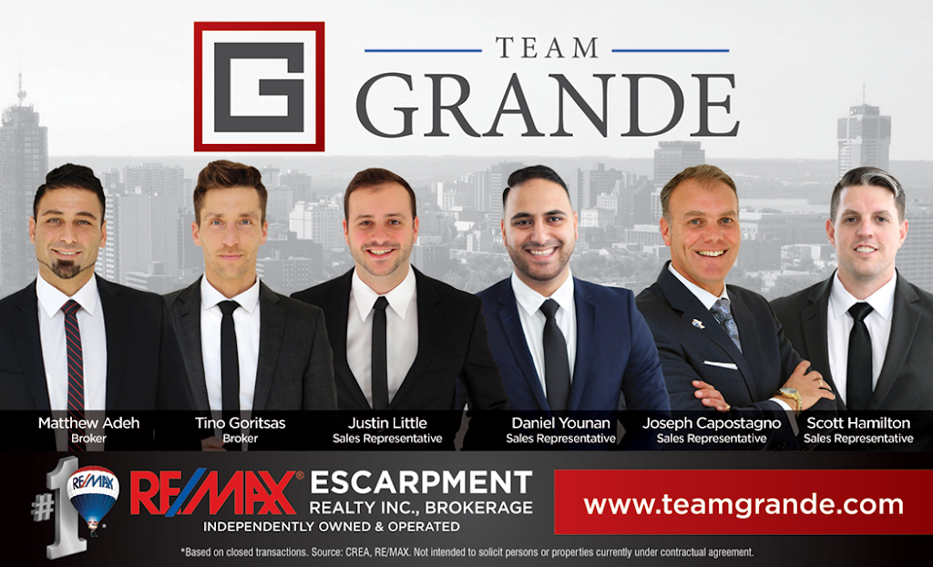 Team Grande | RE/MAX Escarpment Realty Inc | 1595 Upper James St, Hamilton, ON L9B 0H7, Canada | Phone: (905) 575-5478