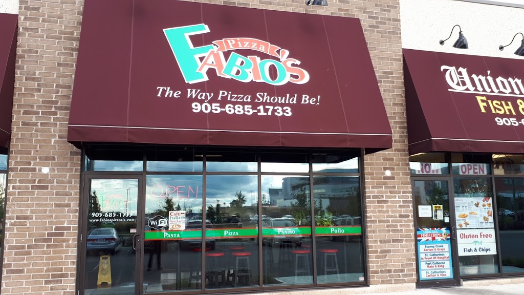 Fabios Pizza | 300 Fourth Ave #4, St. Catharines, ON L2S 0E6, Canada | Phone: (905) 685-1733