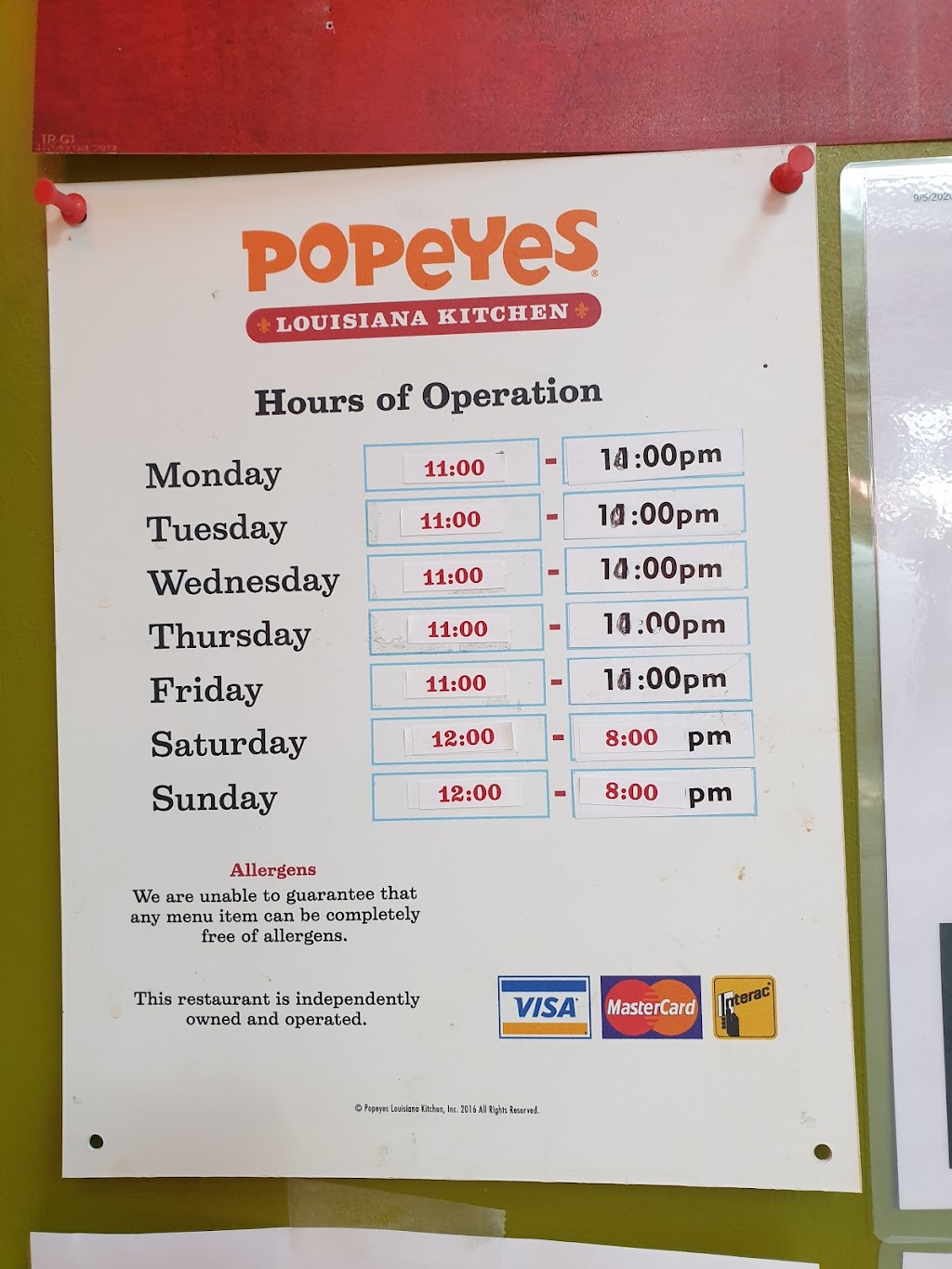 Popeyes Louisiana Kitchen | 4700 Keele St #9, North York, ON M3J 1P3, Canada | Phone: (416) 736-5883