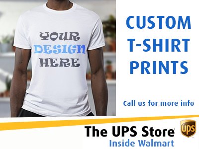 Custom T-shirt and Mug printing (Inside Walmart) | The UPS Store inside walmart, 11 Woodlawn Rd W, Guelph, ON N1H 1G8, Canada | Phone: (519) 763-9222