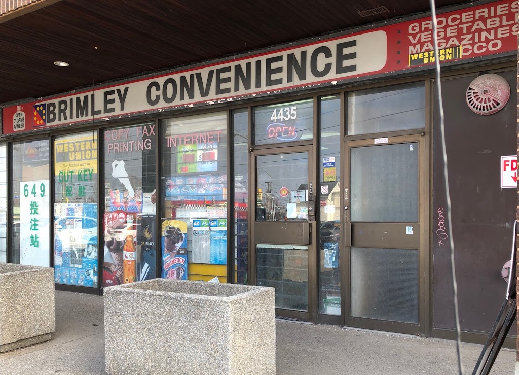 Brimley Convenience | 4435 Sheppard Ave E, Scarborough, ON M1S 1V3, Canada | Phone: (416) 299-4256