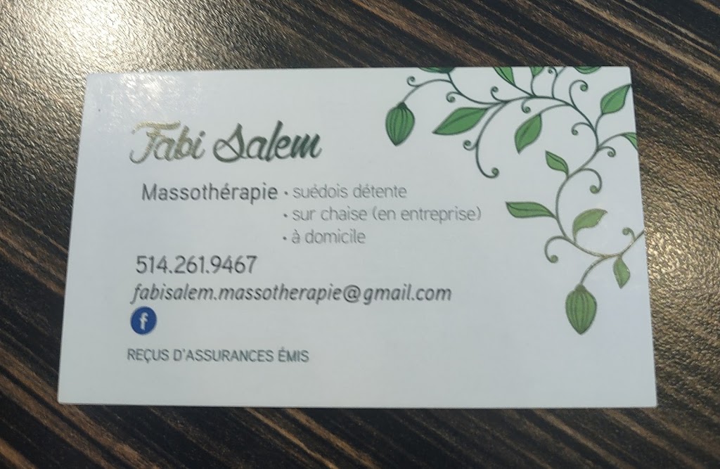 Fabi Salem Massothérapie | 19 Rue Maurice Aveline, Sainte-Adèle, QC J8B 2M8, Canada | Phone: (514) 261-9467