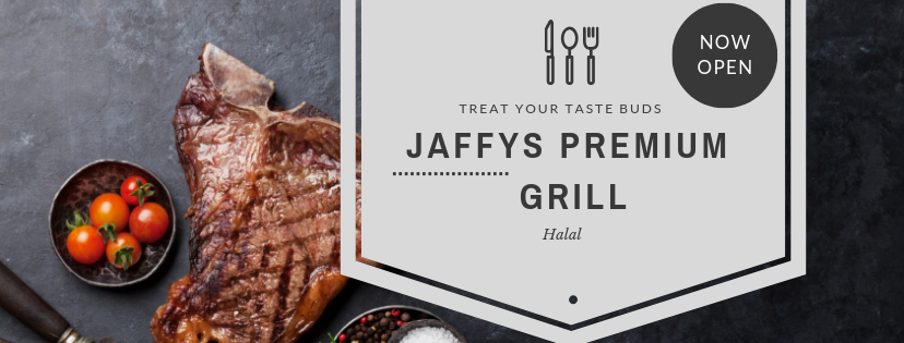 Jaffys Premium Grill | 2283 Argentia Rd Unit 9, Mississauga, ON L5N 5Z2, Canada | Phone: (905) 997-7774