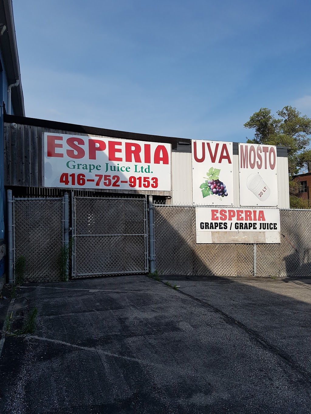 Esperia Grape Juice Ltd | 753 Warden Ave, Scarborough, ON M1L 4B2, Canada | Phone: (416) 752-9153