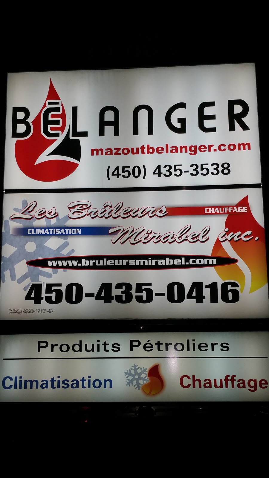 Mazout G Bélanger | 18160 Rue J A Bombardier #200, Mirabel, QC J7J 0H5, Canada | Phone: (855) 435-3538