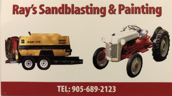 Ray’s Sandblasting and Painting | 345 Concession 5 W, Millgrove, ON L0R 1V0, Canada | Phone: (289) 527-2703