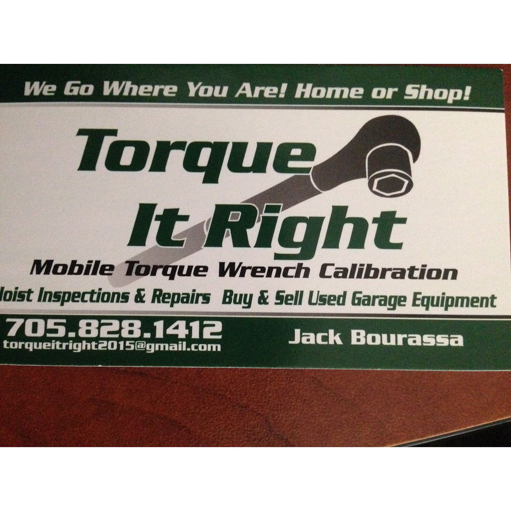 Torque It Right | 2 Cross St, Angus, ON L0M 1B0, Canada | Phone: (705) 828-1412