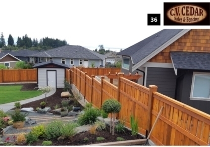 C.V. Cedar Sales & Fencing Ltd | 8655 N Island Hwy, Black Creek, BC V9J 1K4, Canada | Phone: (250) 337-9100