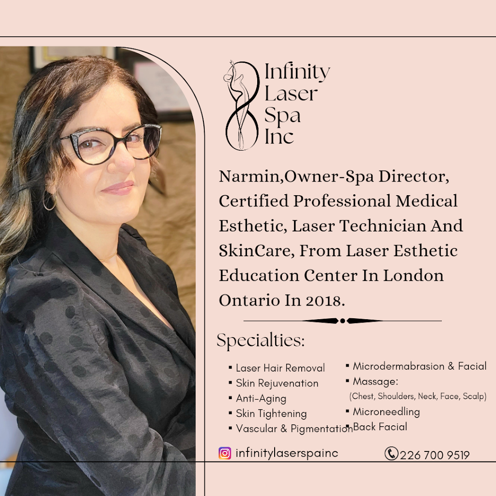 Infinity Laser Spa Inc. | 600 Hyde Park Rd, London, ON N6H 5W8, Canada | Phone: (226) 700-9519