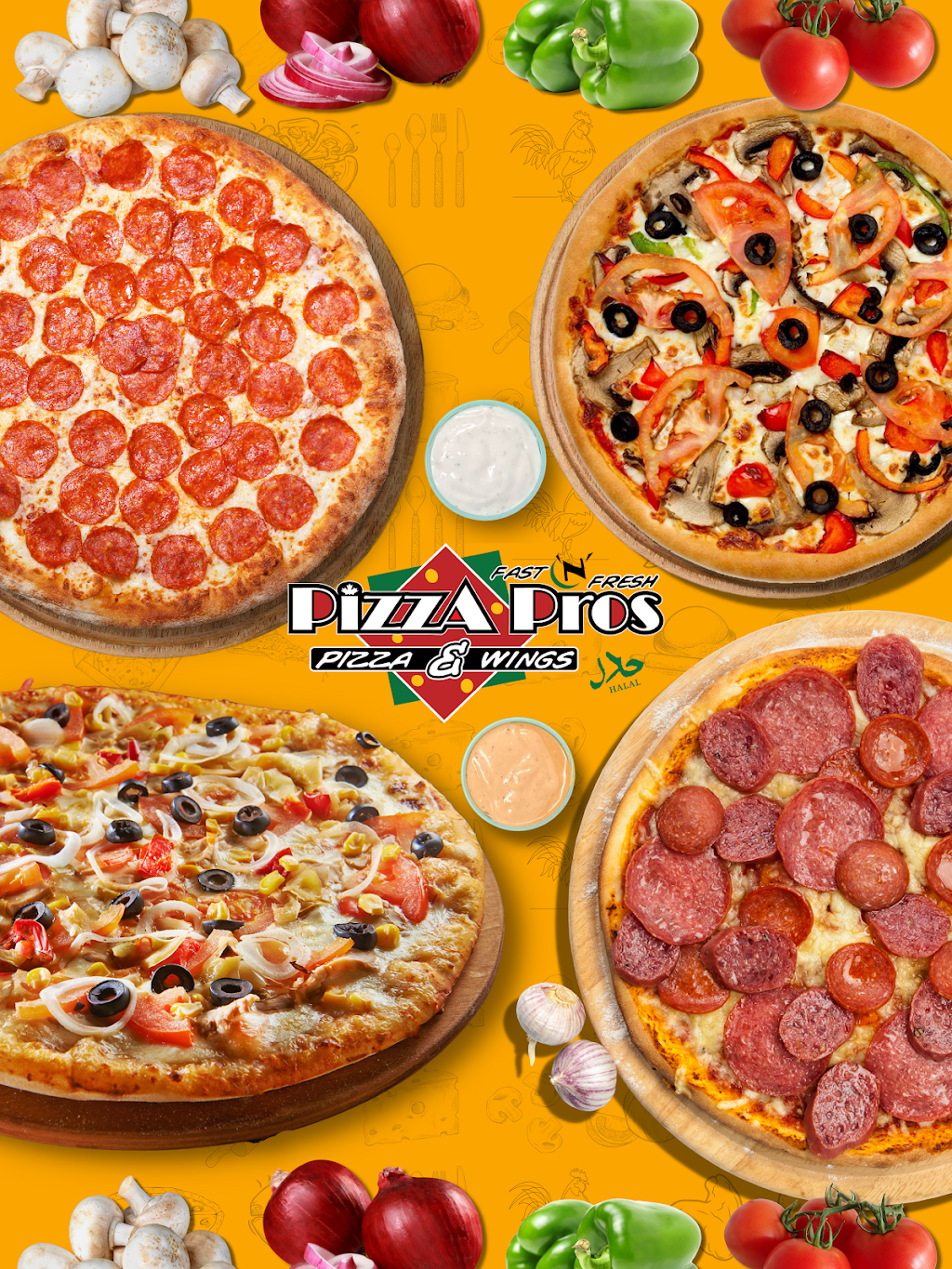 Pizza Pros | 700 Nipissing Rd Unit 1, Milton, ON L9T 4Z9, Canada | Phone: (905) 878-6900