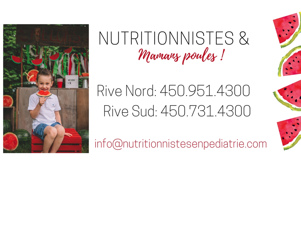 Nutritionnistes en pédiatrie sur la Rive-Nord de Montréal et à d | 233 Rue Turgeon #203, Sainte-Thérèse, QC J7E 3J8, Canada | Phone: (450) 951-4300