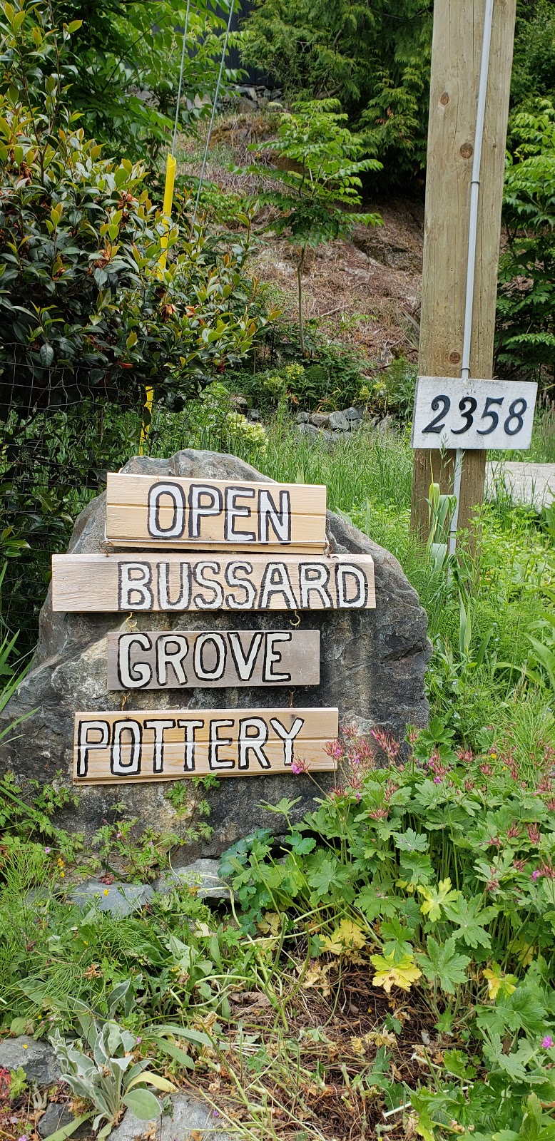 BUSSARD GROVE POTTERY STUDIO | 2358 Henlyn Dr, Sooke, BC V9Z 0N4, Canada | Phone: (250) 507-2882