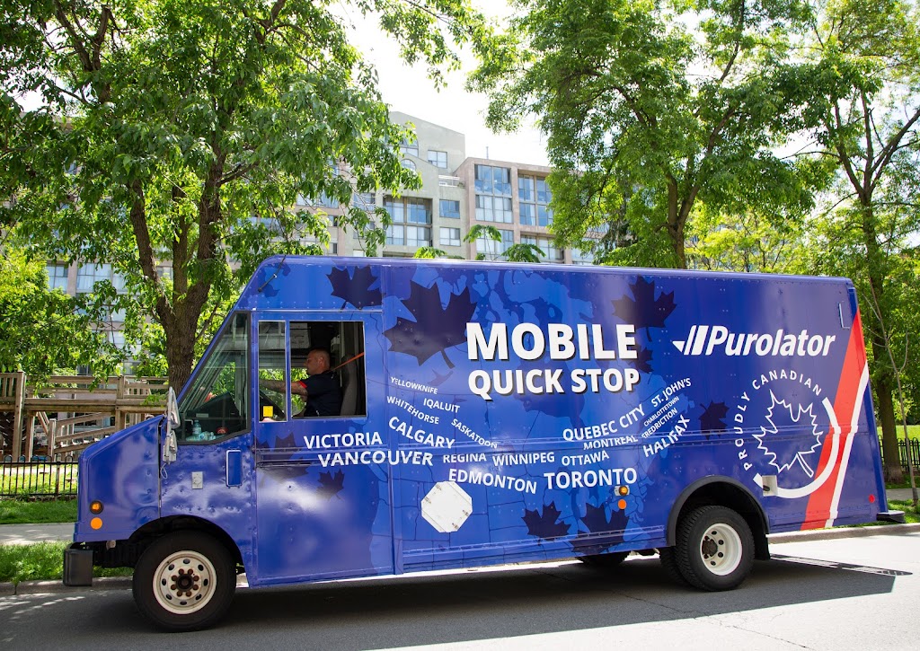 Purolator Mobile Quick Stop | 121 Wellington St E, Aurora, ON L4G 1J1, Canada | Phone: (888) 744-7123