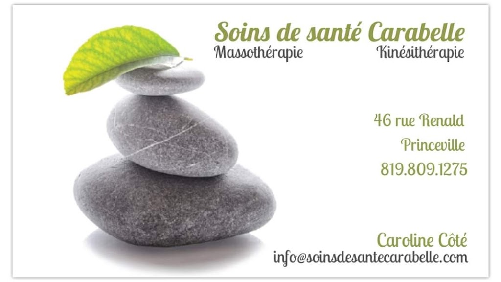 Soins de santé Carabelle | 46 Rue Rénald, Princeville, QC G6L 4A4, Canada | Phone: (819) 809-1275