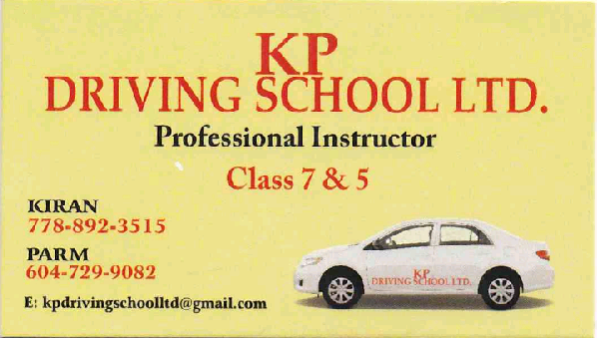 KP Driving School Surrey | 13528 62A Ave, Surrey, BC V3X 3T4, Canada | Phone: (778) 892-3515