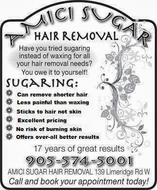 Amici Sugar Hair Removal | 139 Limeridge Rd W, Hamilton, ON L9C 2V3, Canada | Phone: (905) 574-5001