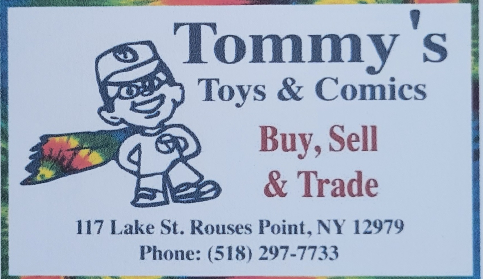 Tommys Toys & Comics | 117 Lake St, Rouses Point, NY 12979, United States | Phone: (518) 297-7733
