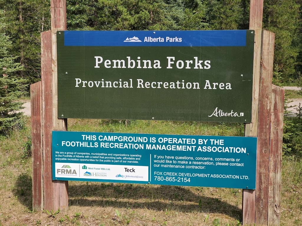 Pembina Forks Campground | 46006 Forestry Trunk Rd, Yellowhead County, AB T0E 1X0, Canada | Phone: (780) 865-2154