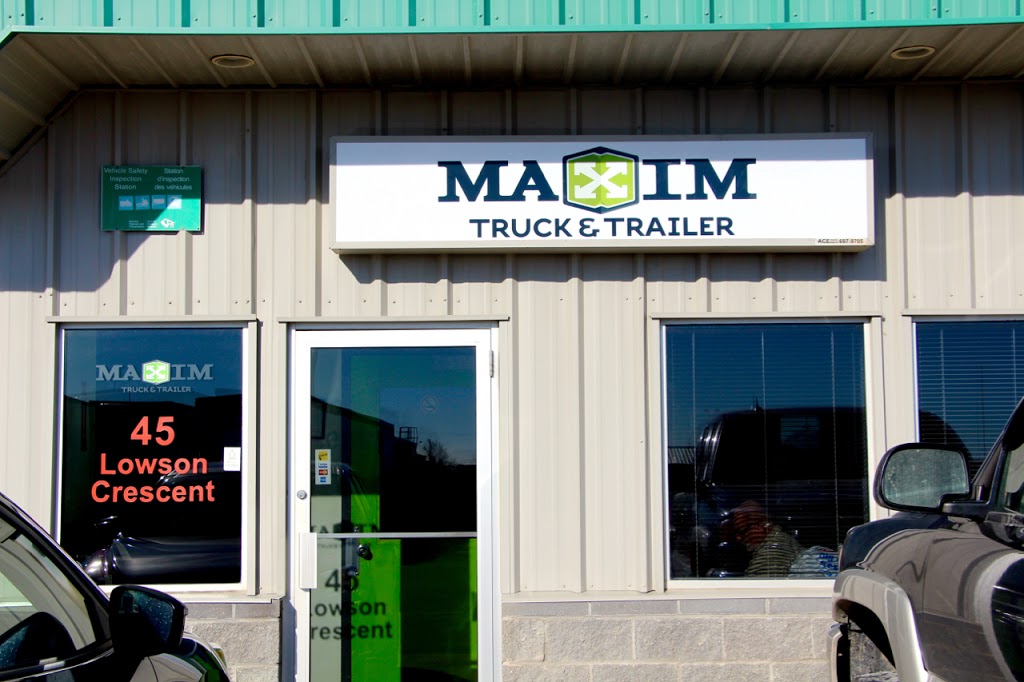Maxim Truck & Trailer | 45 Lowson Cres, Winnipeg, MB R3P 0T3, Canada | Phone: (204) 925-7080