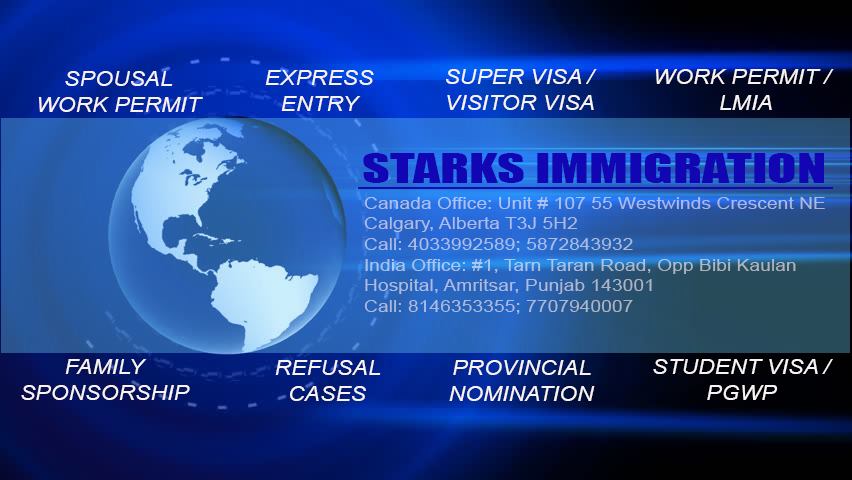 Starks Immigration | 3770 Westwinds Dr NE #326, Calgary, AB T3J 5H3, Canada | Phone: (587) 284-3932