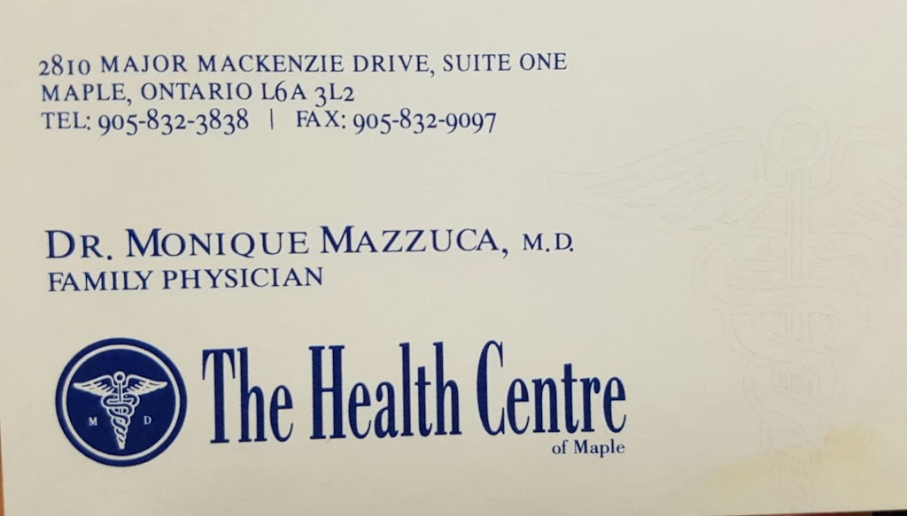 Health Centre Of Maple | 2810 Major Mackenzie Drive West #1, Vaughan, ON L6A 1R8, Canada | Phone: (905) 832-3838