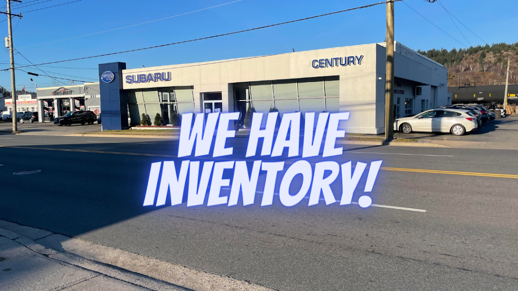 Century Subaru | 299 Rothesay Ave, Saint John, NB E2J 2C1, Canada | Phone: (506) 633-0833