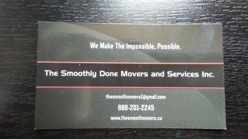 The Smoothly Done Movers & Services Inc. | 4000 Dundas St W #14, York, ON M6S 2T7, Canada | Phone: (888) 201-2245