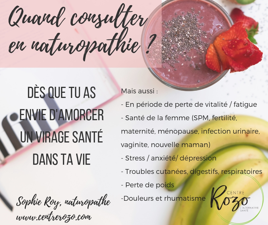 Naturopathie Sophie Roy | Centre Rozo, 260 Bd de la Seigneurie O bur 201, Blainville, QC J7C 5A1, Canada | Phone: (450) 951-7780