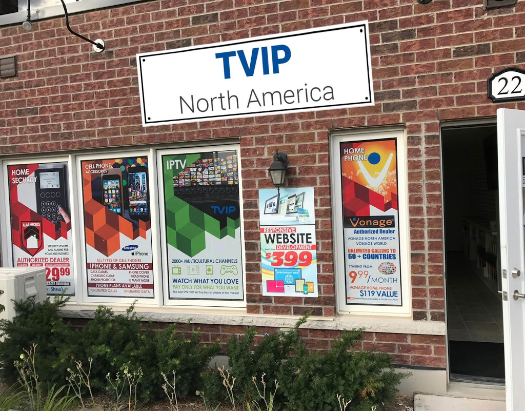 TVIP North America | 22 Sky Harbour Dr UNIT # 2, Brampton, ON L6Y 0V7, Canada | Phone: (416) 628-4335