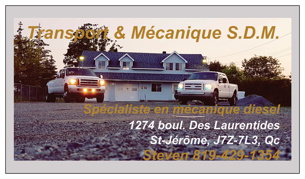 Transport & Mécanique S.D.M. | 1274 Boulevard des Laurentides, Saint-Jérôme, QC J7Z 7L3, Canada | Phone: (819) 429-1354