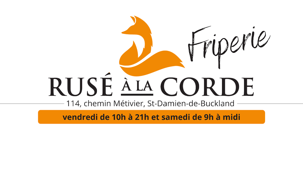 Rusé à la corde | 114 Chem. Métivier, Saint-Damien-de-Buckland, QC G0R 2Y0, Canada | Phone: (418) 806-9044