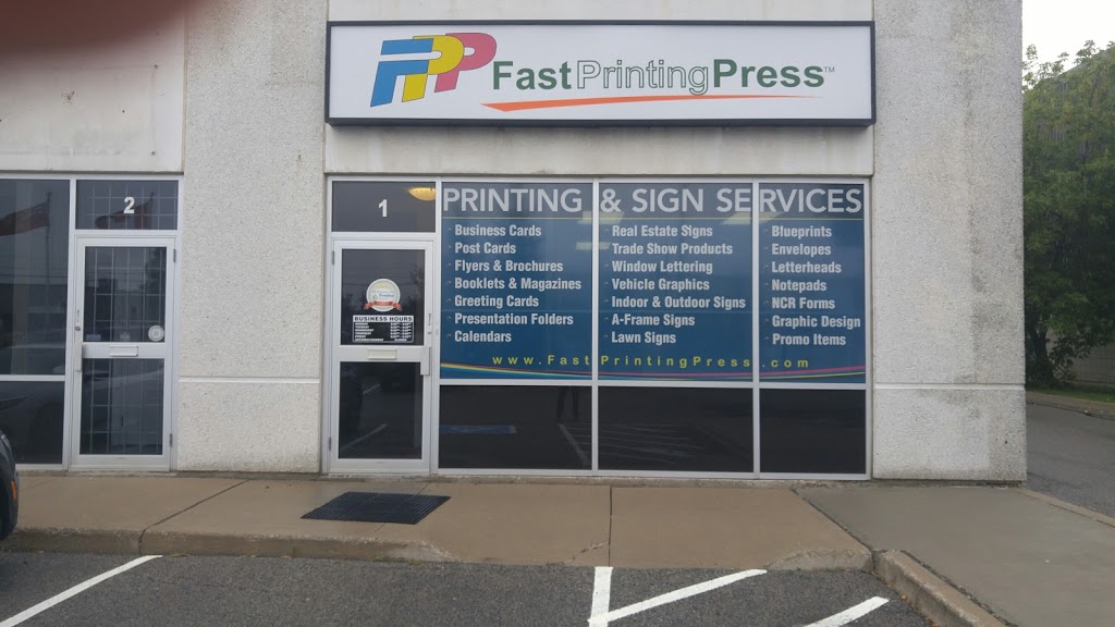 Fast Printing & Press | 235 Industrial Pkwy S Unit 1, Aurora, ON L4G 3V5, Canada | Phone: (905) 841-9636