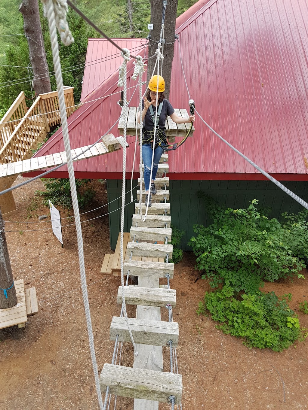 Muskoka Zip Lines & Aerial Park | 1624 Golden Beach Rd, Bracebridge, ON P1L 1W8, Canada | Phone: (705) 645-2512