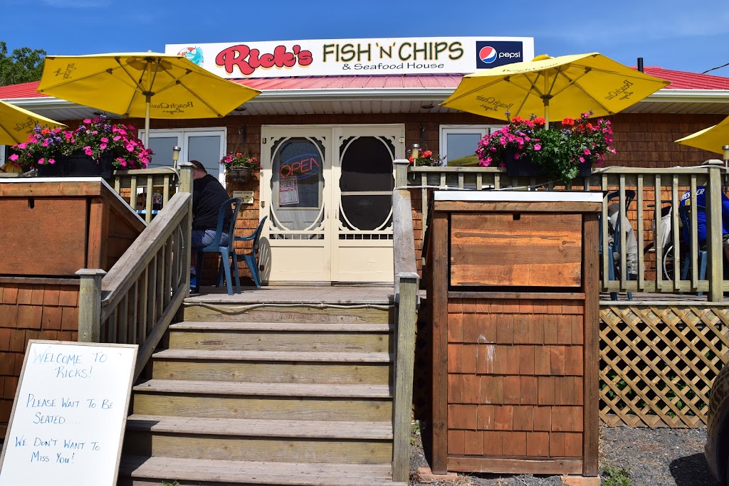 Ricks Fish N Chips & Seafood House | 5544 St Peters Rd, Saint Peters Bay, PE C0A 2A0, Canada | Phone: (902) 961-2738