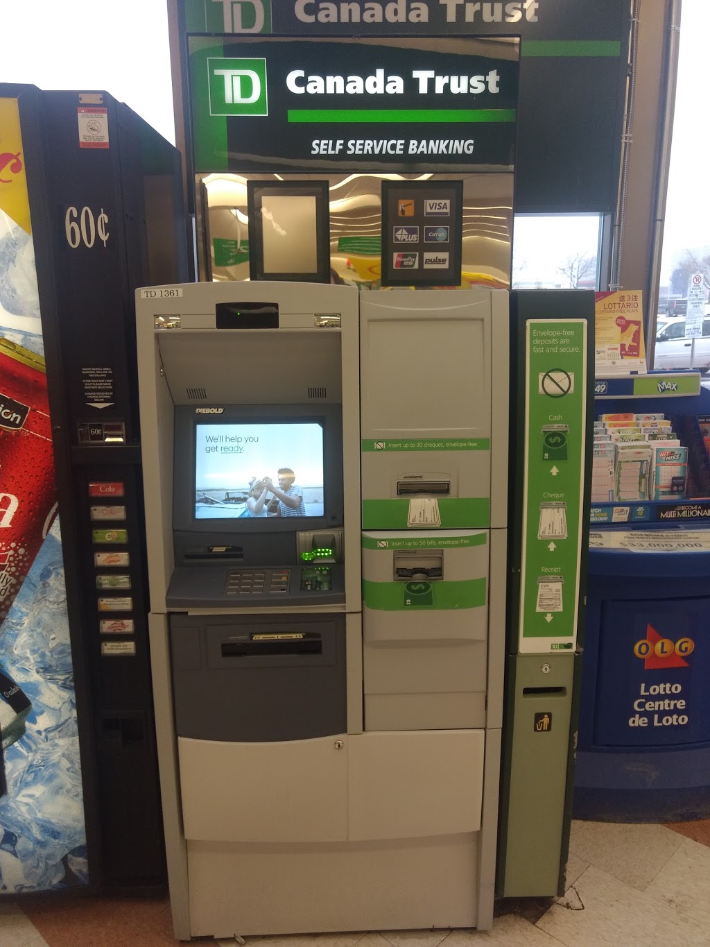 TD Canada Trust ATM | 1 Bartley Bull Pkwy, Brampton, ON L6W 3T7, Canada | Phone: (866) 222-3456