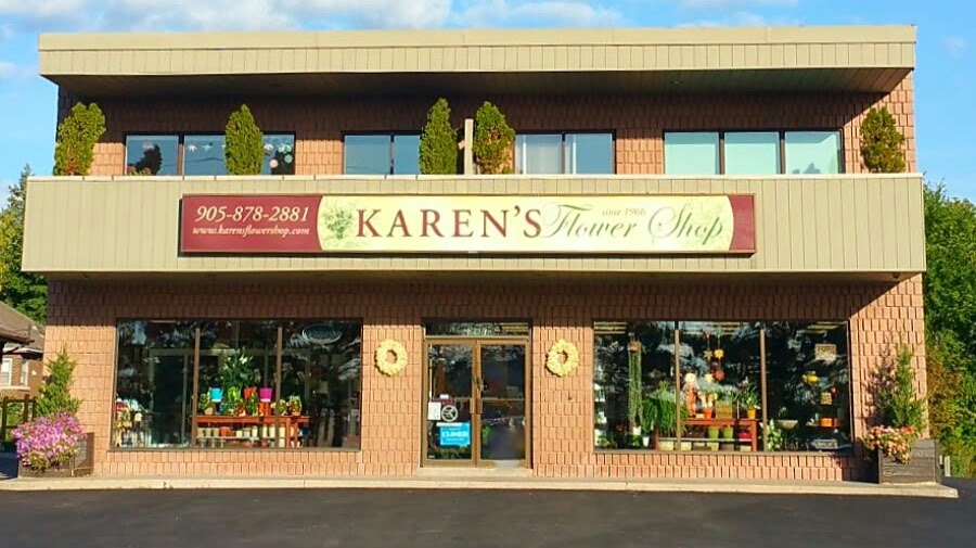 Karens Flower Shop | 487 Laurier Ave, Milton, ON L9T 3K8, Canada | Phone: (905) 878-2881